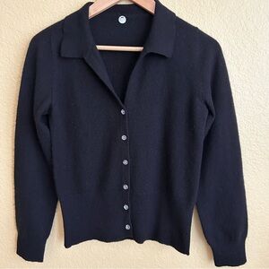 Margaret O'Leary Black Cashmere Sweater